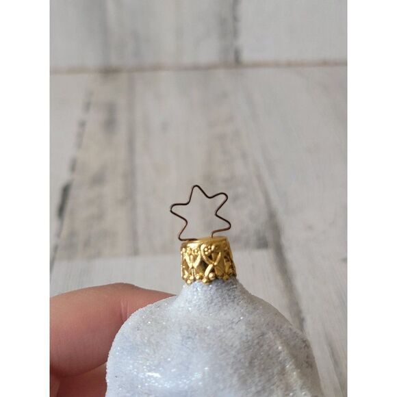 German blown glass HB beer stein glitter ornament Xmas - Picture 7 of 7